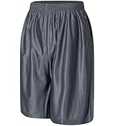 URBEX Men's 9 inch Basketball Shorts Lightweight Men's Gym Workout Shorts with Deep Zipper Pockets