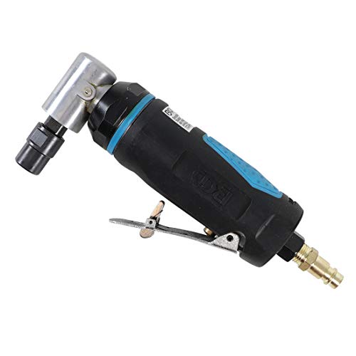 OC-PRO DISQUEUSE TRONCONNEUSE MEULEUSE PONCEUSE D'ANGLE 90° MANCHE CAOUTCHOUC 6MM 18000 TRS/MIN 1.5CV 1/4'' 6.3MM 99L/MIN CE