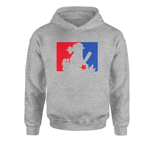 The Pxv Youth Hoodie Philly Baseball Phan Small Heather Grey