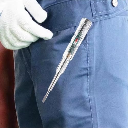Voltmètre et stylo test tension par induction : lot de 20 détecteurs pour fil électrique