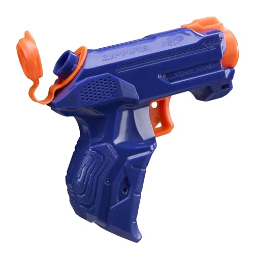 Image of Nerf Super Soaker ZipFire Water Blaster - Blue | 97ml Water Tank | Water Blast Range - 20 feet | Pichkari for Outdoor Water Games | Branded Toy Pichkari for Holi Festival | for Kids 6+