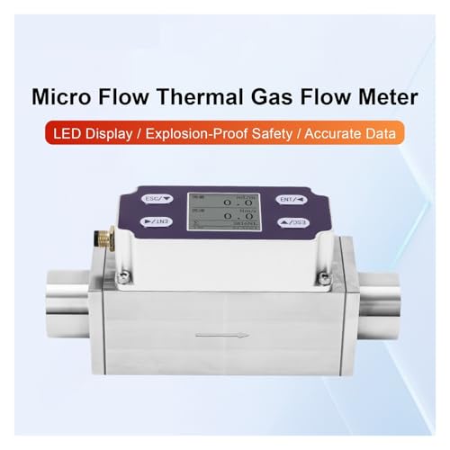 Sensor de flujo de masa termica micro MEMS 0-200L min con salida digital RS485 para argon 5