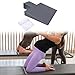 Aymzbd Upholstered Wedge Exercise Equipment Professional Lightweight Comfortable for Pilates Reformer Workout Pad for Home Workout, Dark Gray