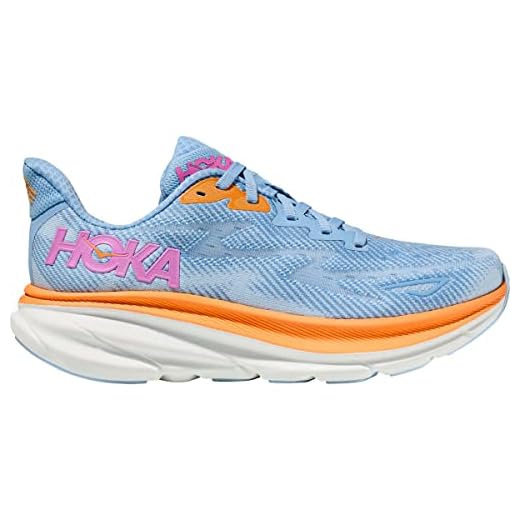 HOKA ONE ONE W Clifton 9, damessneaker, airy blue/ice water, 37 1/3 EU, Airy Blue Ice Water, 37.5 EU