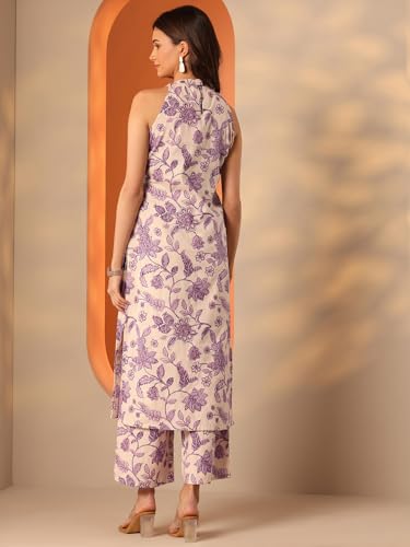 Image of Libas Printed Viscose Rayon Co ords Set for Women | daily wear | casual wear | office wear