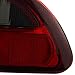 SPEC-D TUNING Red Smoke Lens Tail Lights Compatible with 1992-1995 Honda Civic 2 Door Coupe Models, 1992-1995 Honda Civic 4 Door Sedan Left + Right Pair Assembly
