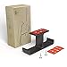 All Aluminum Headset & Headphone Stand Hanger Under Desk Headphone Holder Hook with Strong Adhesive & Screws, Desk Accessories for PC Gaming Headset Holder Mount, Office Table Shelf Storage,Bag Hooks