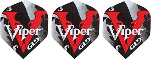 Viper By Gld Products Desperado 80% Tungsten Steel Tip Darts With Storage/Travel Case: Death Mark, 24 Grams , Black #TOP6