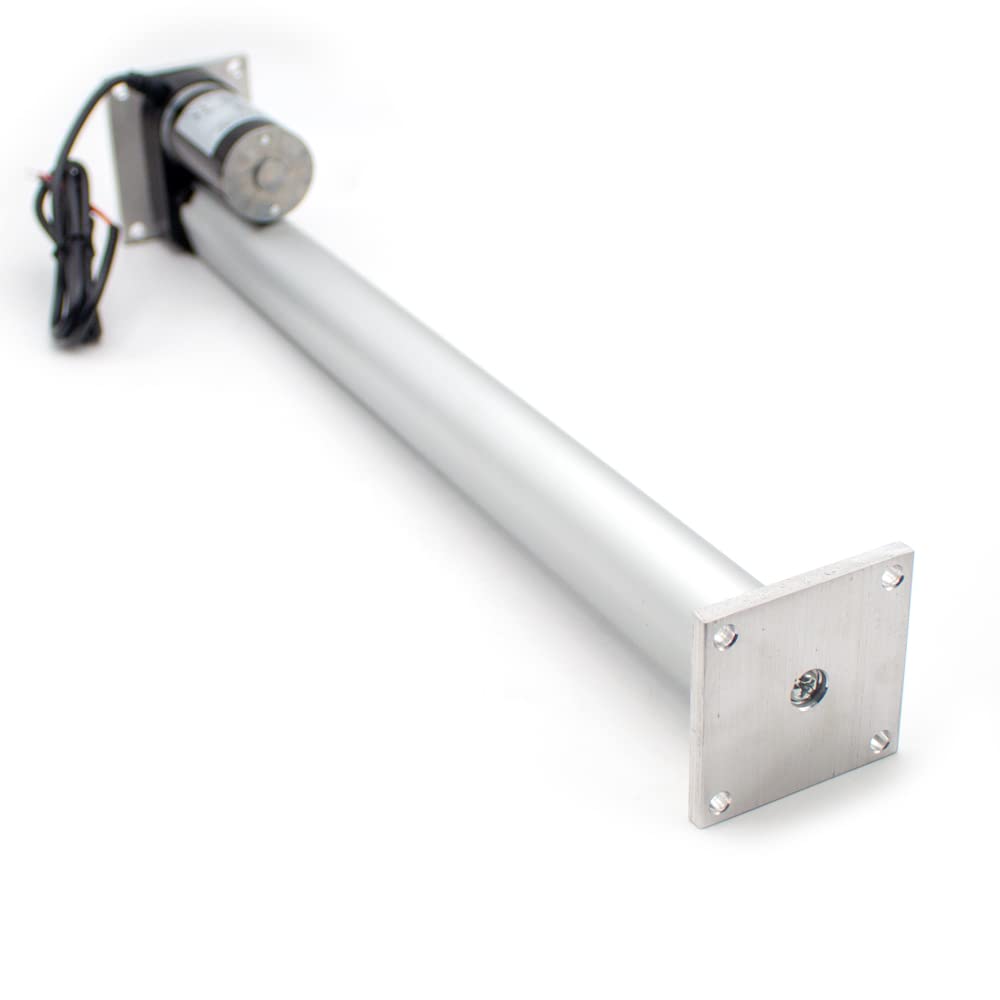 Actionneur électrique, Micro Moteur à Tige Push-pull, Colonne Télescopique de Levage, Moteur à Courant Continu à Aimant Permanent Brossé, Avec Plate-forme 65x65mm, Course 300mm(24V 80MM/S)