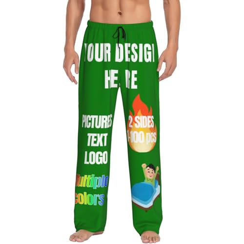 Custom Pajama Pants For Men & Women Add Your Design Personalized Pajamas Design Your Own Customized Pajama Pant3