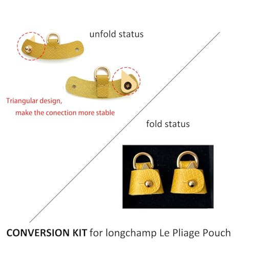 Image of Crossbody Strap Compatible for Longchamp LP Xtra XS Pouch, Conversion Kit,GOLD Hardware