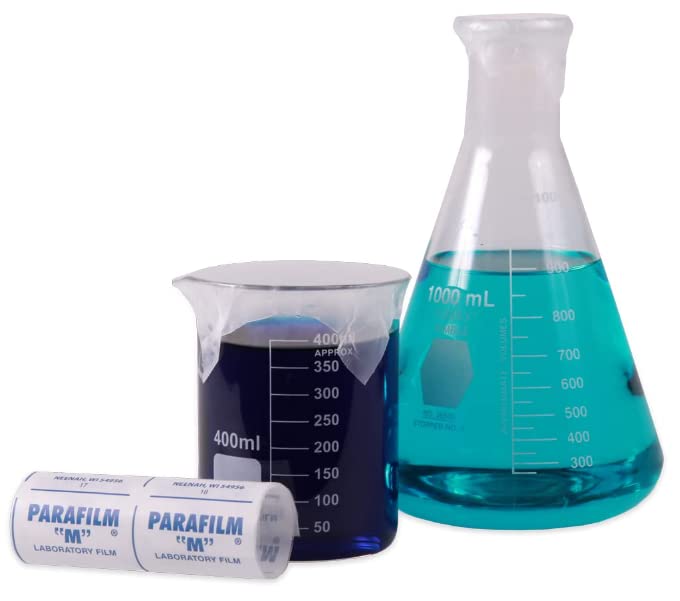 Parafilm M PM992 Lot de 4 films de laboratoire tout usage 5 x 75 m