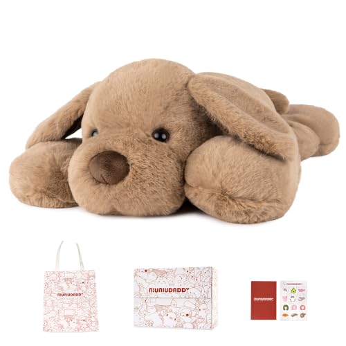 Image of Niuniu Daddy Weighted Stuffed Animal, Gift Box Set, Dog Plush, 3.3lbs 20in