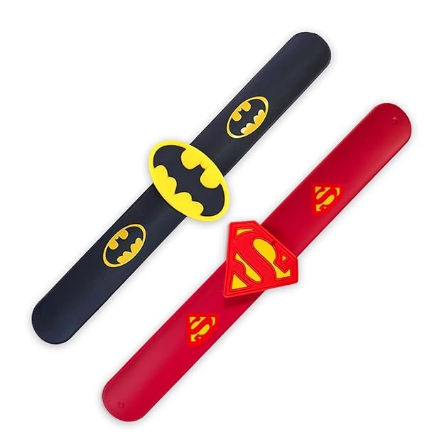 Safaira Toys Avengers Superhero Wristbands for Kids - Set of 2 Batman, Superman, Spider-Man Silicone Hand Bands Random Design (B0CJYZ1GTR) Amazon Price History, Amazon Price Tracker