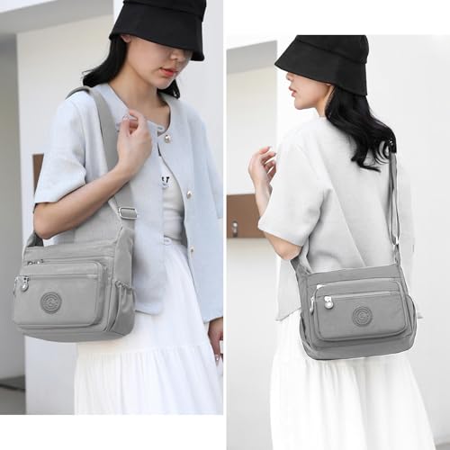 Bolso cruzado casual múltiple bolsillos para mujer miniatura 2