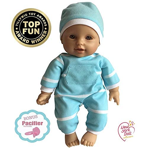 The New York Doll Collection 11 Zoll /28cm Hispanic weich Körper Puppe im eschenkkarton (Bonus Schnuller inklusive) – Bild 7