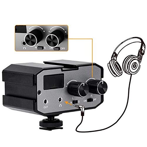 COMICA CVM-AX1 Audio Mixer Adapter Universele Dual Kanalen Microfoon Versterker Audio Voorversterker met 3.5mm Poort… - Image 7