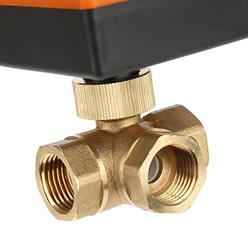 Válvula de bola motorizada para control automático de aire acondicionado de 3 cables 3