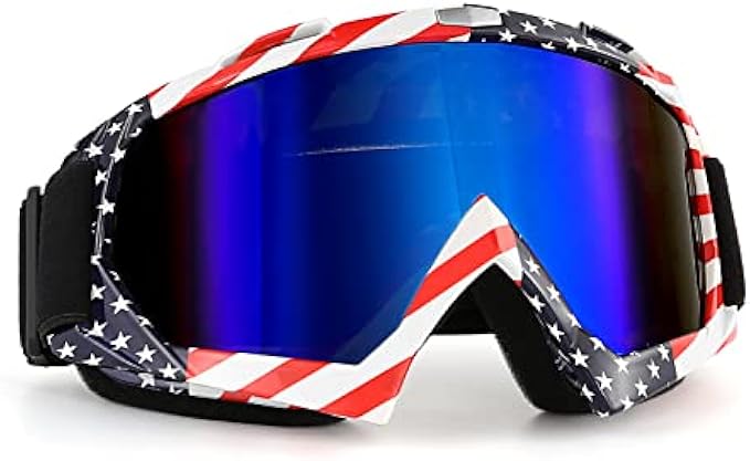 ZukMi ATV Goggles Motocross Goggles Dirt Bike Motorcycle Goggles MX Off Road Goggles for Men Women Adult Youth Riding Racing