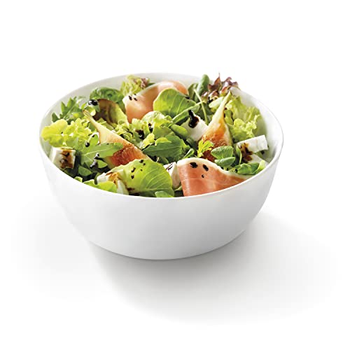 BORMIOLI ROCCO 767112 Grangusto Insalatiera, Opale, Bianco, 19 Cm, Vetro