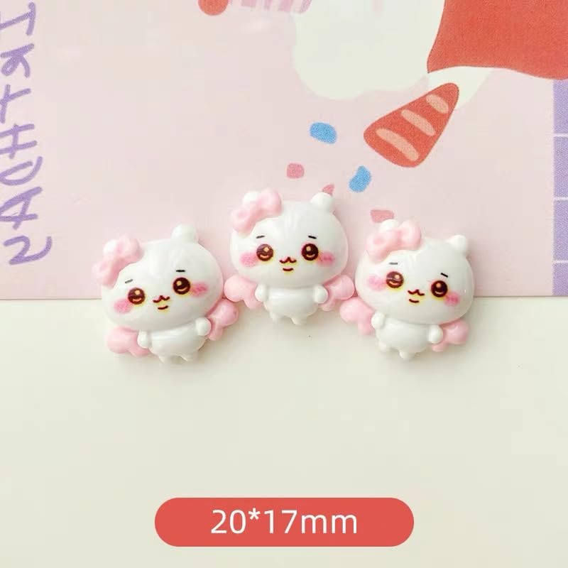 Amazon | ちいかわ キャラクターデコ素材 10個セット 樹脂カボション