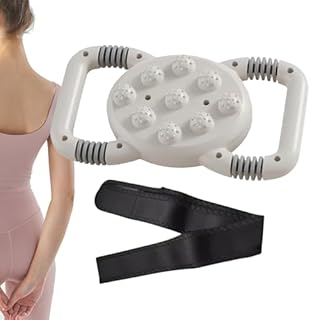 Massaggiatore senza fili, Dispositivo per massaggio, Wireless elettrico con vibrazione regolabile, Massaggiatore portatile, Dispositivo con design ergonomic