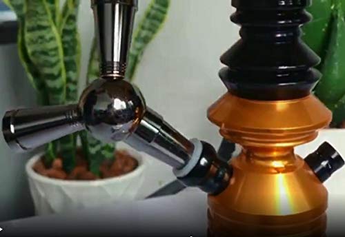 BAAQII Shisha Schlauchadapter 1 bis 2 Shisha-Rohrverbinder Divisor Ableitung Wasser Raucherzubehör Shisha Schlauch… – Bild 6