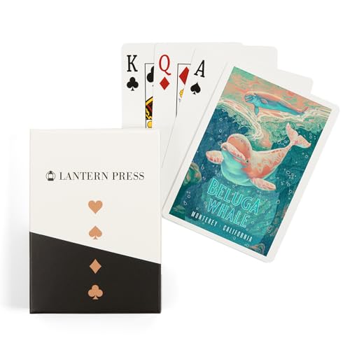 Lantern Press Monterey, California, Naipes para Poker 52