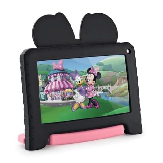 Tablet Multi Minnie 4GB RAM + 64GB Armazenamento + Tela 7 pol + Case + Wi-fi + Android 13 (Go edition) + Processador Quad Core - NB414