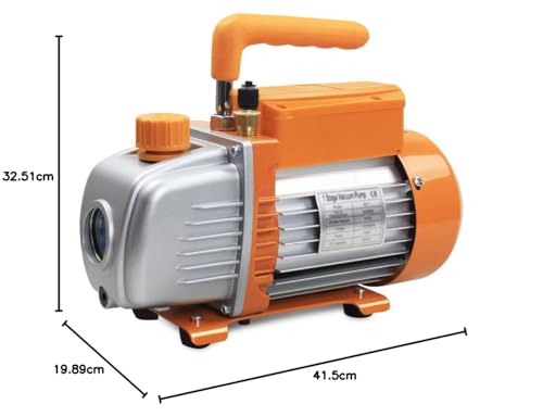 BACOENG Juego de manómetros diagnósticos, Bomba de vacío, Ideal para R22 R134a R410A R407C, Portátil.