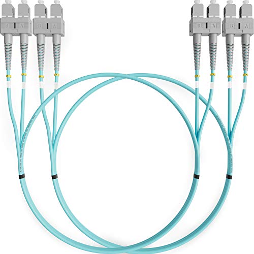 Câble Fibre Optique 3 Mètres SC/UPC-SC Simplex - Pour Free, Orange, SFR, Bouygues Et Autres