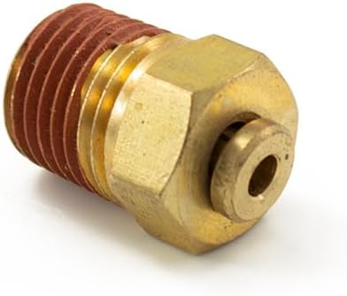 1/4" Male NPT to 1/8" PTC Brass Air Line Fitting