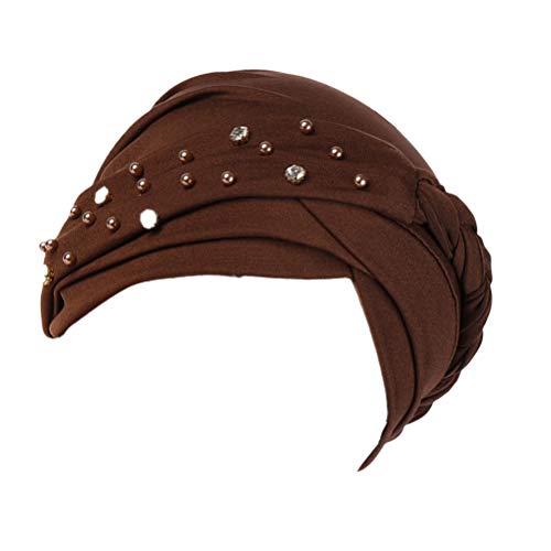 ABOOFAN 1Pc Simples e Fashion Hat Cetim Sleeping Hat Lace Dupla Camada Head Wrap Protetor de Cabelo