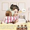 Quexilo Capybara Plush Pillow Kawaii Soft Stuffed Animals Toy with Dinosaur Hood Cute Capibara Plushie Gifts for Kids Girls Boys Birthday Valentine Room Decor 11 Inch #1