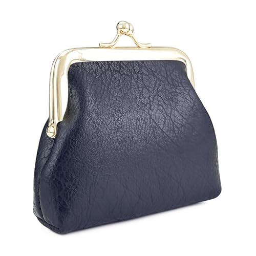Image of Cute Floral Buckle Coin Purses Vintage Pouch Kiss-lock Change Purse Wallets