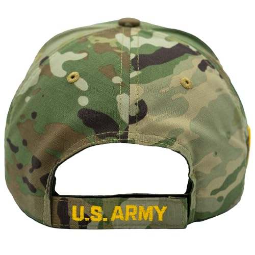 Image of Gulf War Veteran Hat for Men Camo US Army Hat, Official Licensed Combat Veterans Embroidered Baseball Cap