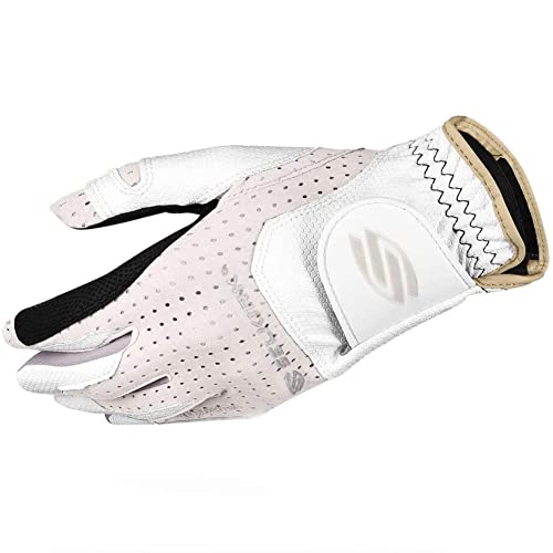 Selkirk Attaktix Women's Premium Pickleball Glove (Left Hand) (White/Sand) Selkirk Attaktix Women's Premium Pickleball Glove (Left Hand) (White/Sand)