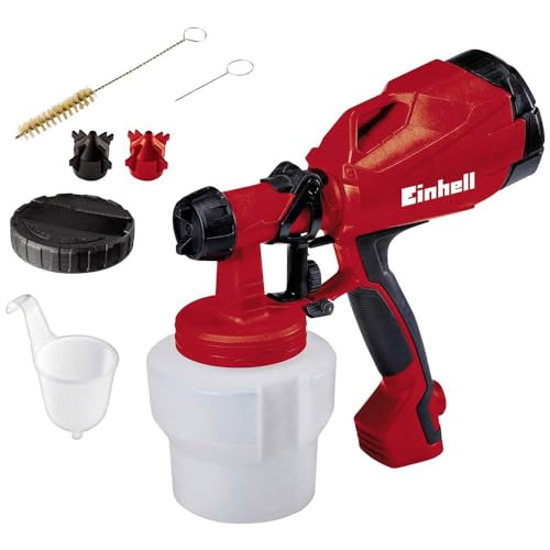 Einhell pistola a spruzzo compatta per vernici TC SY 500 P, da 500 W, 1000 ml, colore rosso