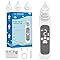 DEUKNICE Electric Baby Nasal Aspirator, Baby Nose Cleaner, Baby Nose Sucker Vacuum Cleaner, Rechargeable Nose Cleaner with 3 Silicone Nozzles and 3 Suction Levels, Gray