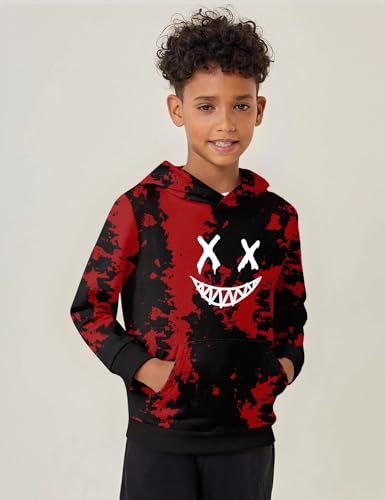 Image of Arshiner Unisex Kids Soft Pullover Hooded Sweatshirt with Pocket Basic Hoodies Sportswear Age 4-13 Years