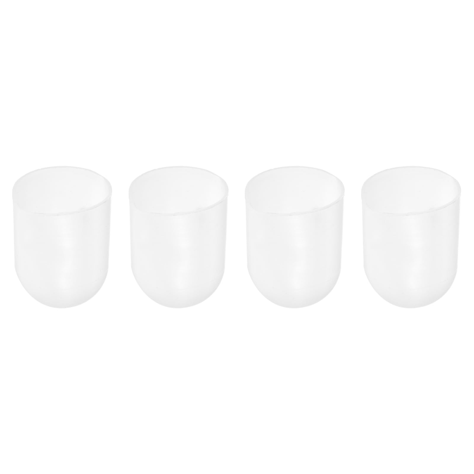 uxcell 4Pcs Silicone End Caps, 56mm(2-3/16") ID 51mm(2") Height Round Rubber Elastic Screw Thread Protectors Soft Flexible Screw Bolt Covers Caps for