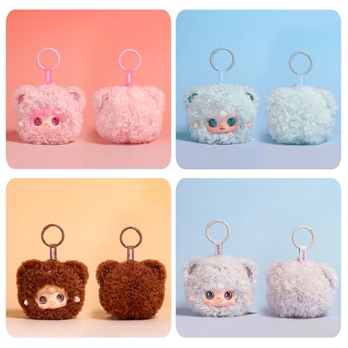 Perklzau Yooki Little Bear Surprise Doll, Plush Bag Charm Keychain Blind Boxes for Girls,Mystery Collectible Figures Gift for Teens&Adults - image 5