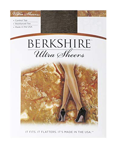 Image of Berkshire 4419 Women's Ultra Sheer Control Top Pantyhose - 15 Denier Tights with Reinforced Toe - Lightweight, Perfect Fit