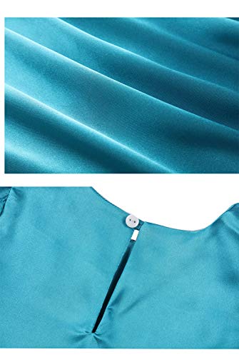 Girls Nightgown Nightdress Silky Satin Pajamas Dress for Kids Sleepwear Nighty 4-12Years4