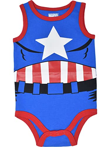 Marvel Avengers Captain America Iron Man Hulk Baby 5 Pack Bodysuits2