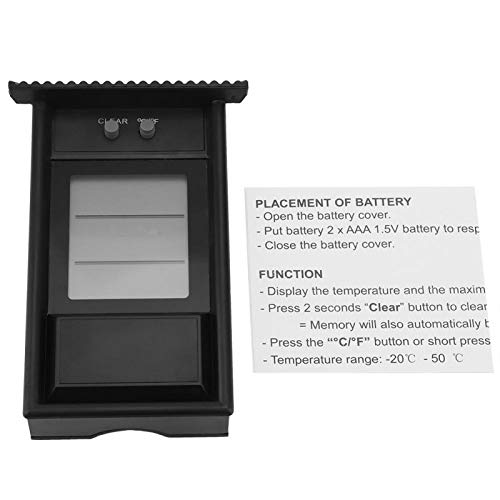 Sterke waterdichte waterdichte hygrometer draagbare binnenthermometer Digitale thermometer groen huis voor huishouden… - Image 3