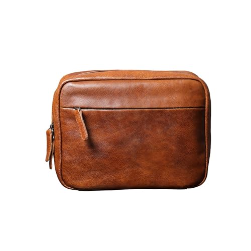 Crossbody Bag Vintage Handmade Messenger Bag Single Shoulder Wrap Top Layer Cowhide - Main Image
