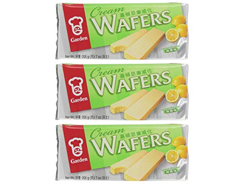 Garden Cream Wafers Lemon Flavor 200g, 3 Pack image 4