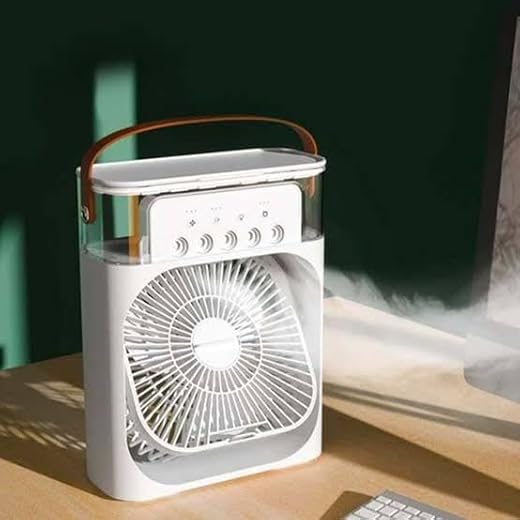 Nexzora Portable Mini Air Cooler 3 Speeds 3 Mist Modes RGB