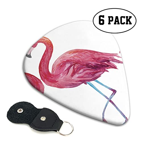 Flamants roses Lot de 6 médiators pour guitare acoustique, guitare électrique, basse, ukulélé – fins, moyens et épais. - Les Beatles, Paul McCartney, John Lennon, RIngo Starr, George Harrison Flamants roses Lot de 6 médiators pour guitare acoustique, guitare électrique, basse, ukulélé – fins, moyens et épais. – Image 3